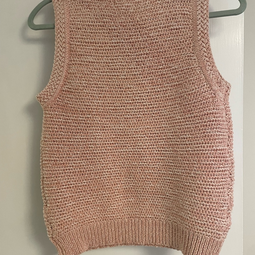 Sweater tank top